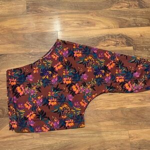 Vibrant Floral Women's Blouse